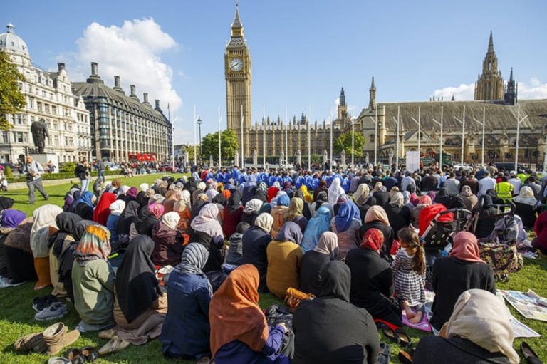 MUSLIM POPULATION OF ENGLAND PASSES THE THREE MILLION MARK FOR THE FIRST TIME