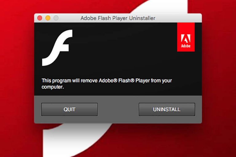 adobe alerts uninstall flash player