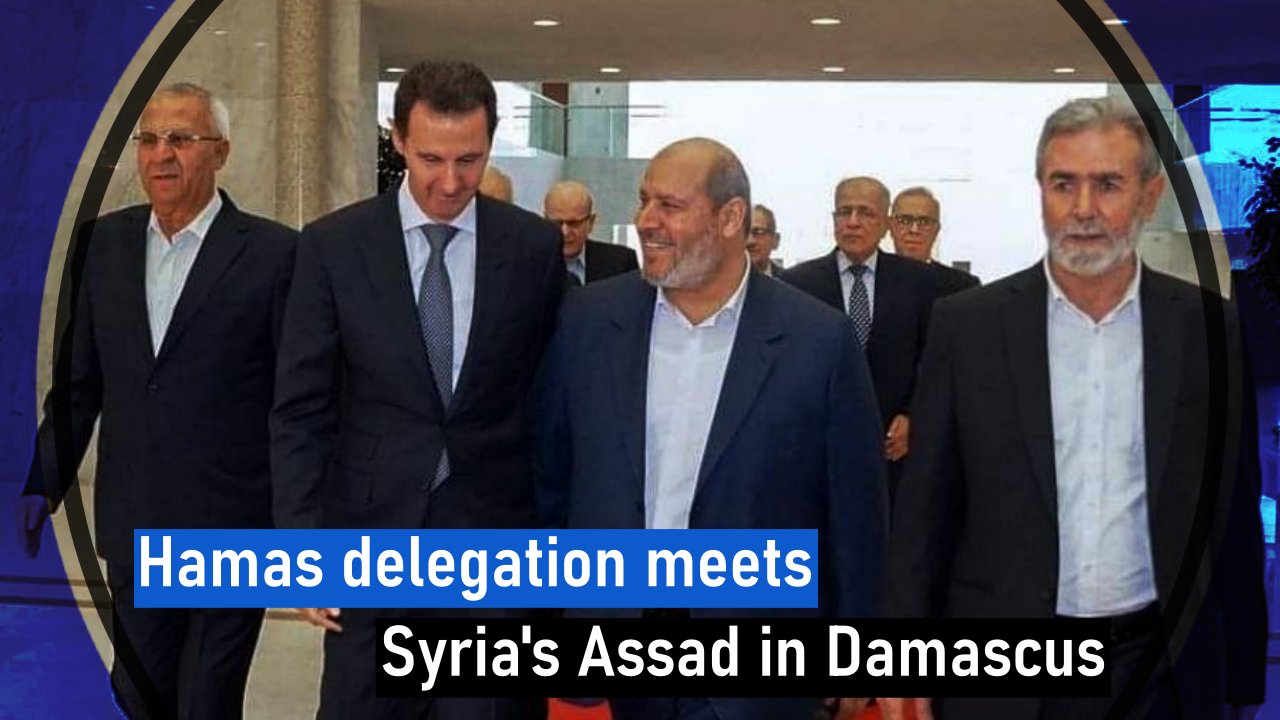 Hamas delegation meets Syria’s Assad in Damascus