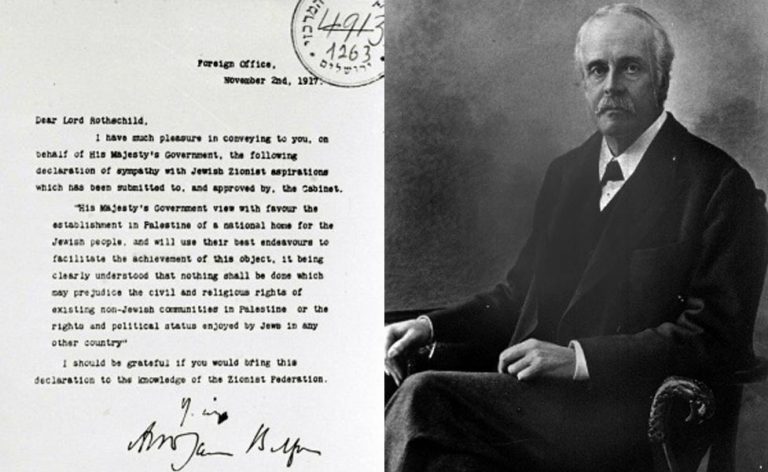 THE BALFOUR DECLARATION: THE DOCUMENT THAT LED TO ISRAEL’S CREATION 102 ...