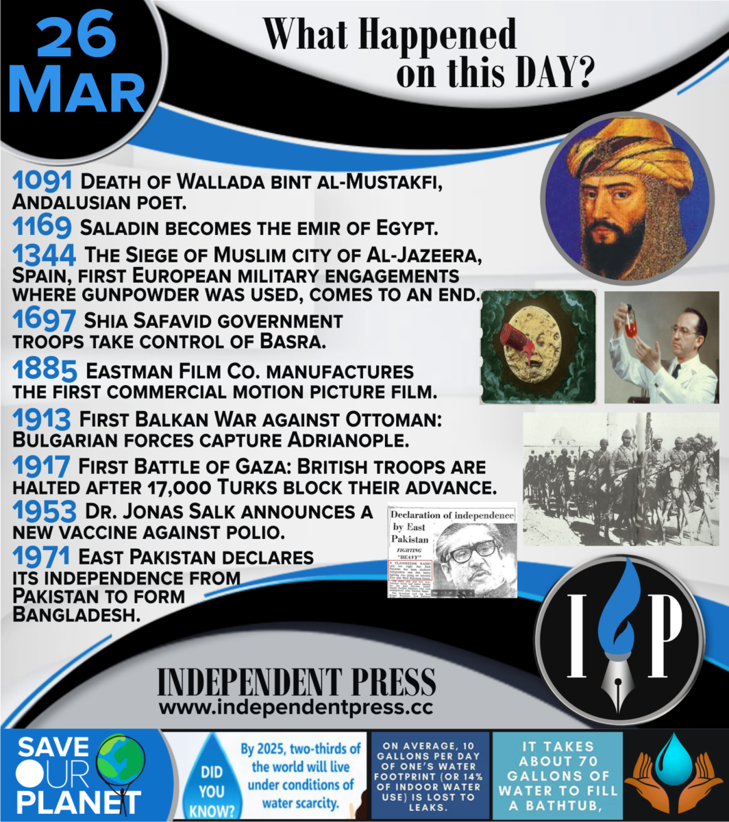 26 MARCH: WHAT HAPPENED ON THIS DAY?