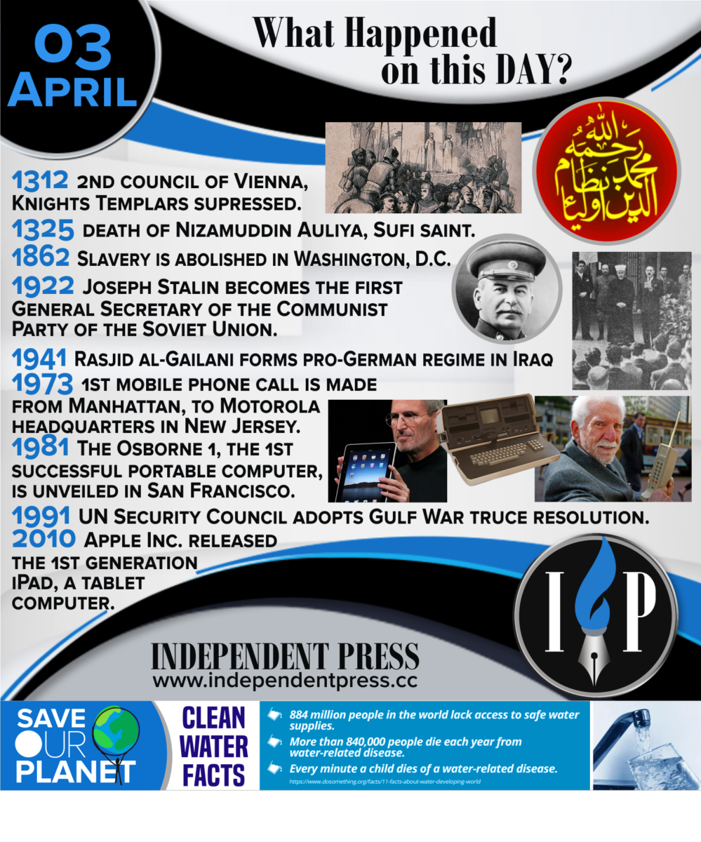 03 APRIL: WHAT HAPPENED ON THIS DAY?