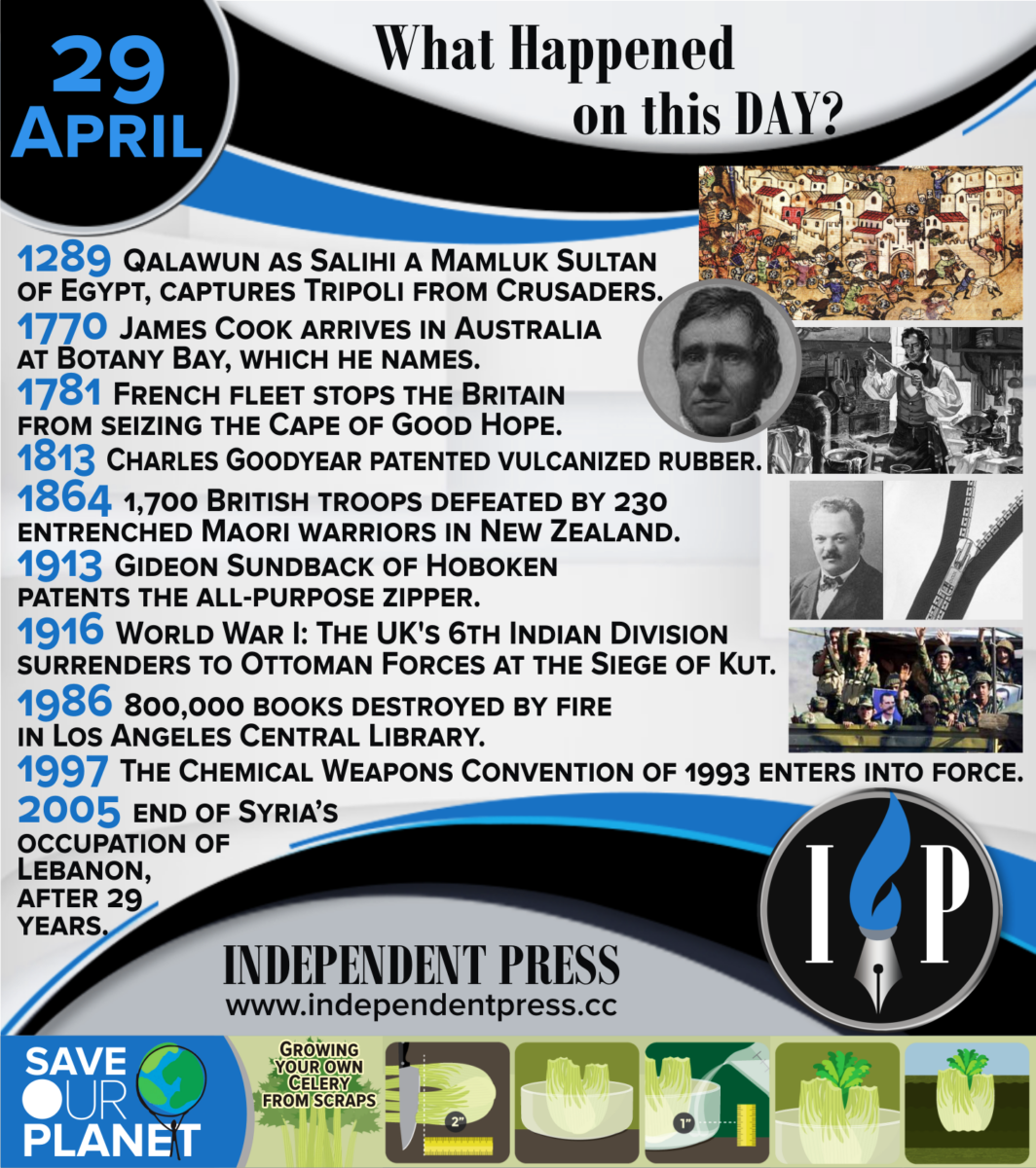29 APRIL: WHAT HAPPENED ON THIS DAY?