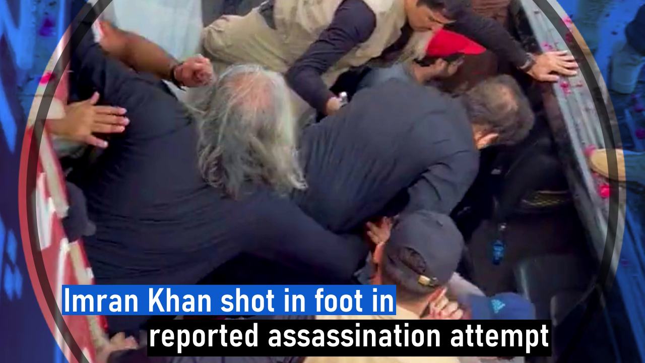 Imran Khan shot in foot in reported assassination attempt
