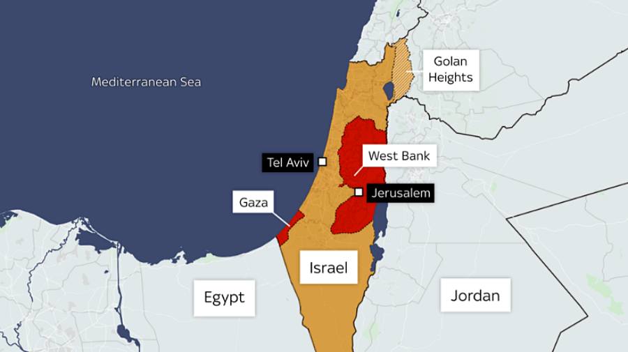 Palestine map